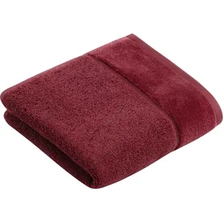 VOSSEN Pure Gästehandtuch 40 x 60 cm red rock