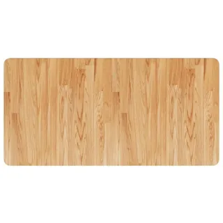 vidaXL Waschtischplatte Hellbraun 100x50x1,5 cm Massivholz Behandelt