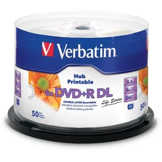 Verbatim DVD+R 8,5 GB 8x bedruckbar 50 St.