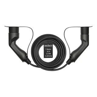 deltaco Typ 2 EV-Ladekabel 7 m