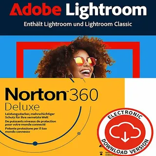 Adobe LIGHTROOM 1TB 1Y + NORTON DELUXE 50GB 1U - [Multiplattform]