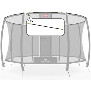 Berg Toys Fiberglasstangen Komplett-Set für Sicherheitsnetz Deluxe 430 12-tlg.