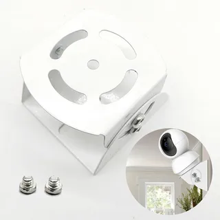 CHENNAN Verstellbare Metallische Wandhalterung für Überwachungskamera und CCTV-Kameras, Kompatibel Mit Wyze Ring Ezviz Tapo Kameras (Weiß)