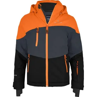 Bergson Skijacke VOLKER neo (maxi) Kinder Skijacke, extra weit für extra viel Spaß im Schnee!, Normalgrö orange 140