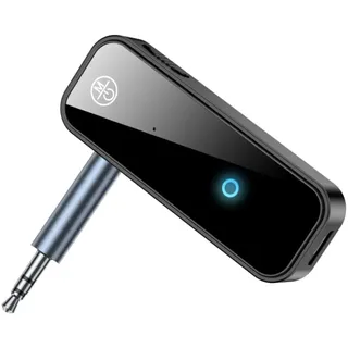 AXFEE 5.4 Aux Bluetooth Adapter, 4-in-1-Bluetooth HiFi Empfänge Freisprechanruf, Auto aux Bluetooth Adapter, Drahtloser Audioadapter mit 3.5mm, für Heimstereoanlage/Lautsprecher/Auto/TV/Tablet