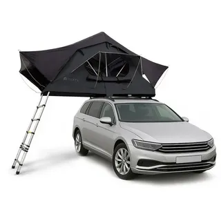 Juskys Autodachzelt Lago 120 x 210 cm Schwarz