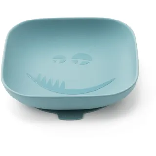 MiaMia Silikonteller- mit Saugnapf - Monster Petrol