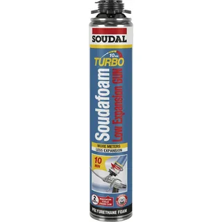 SOUDAL 750 ml.Soudafoam Gun Low Expansion Turbo 10min Turbo