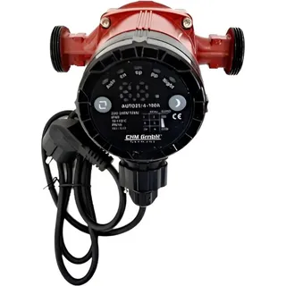 chm GmbH® Hocheffizienzpumpe 25-60/180 Auto Heizungspumpe Umwälzpumpe - Schwarz