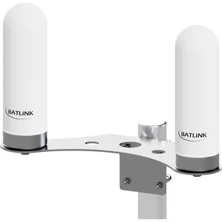 BATLINK MAO5GV1 2x2 MIMO Marine Grade (IP66) 5G Antenne - 9dBi Leistungsgewinn, für 5G und LTE geeignet, Multiband Rundstrahlantenne, Außenantenne (Weiß)