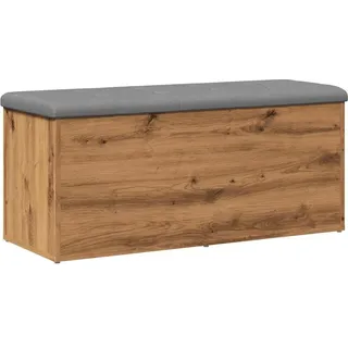 vidaXL Sitzbank mit Stauraum Artisan-Eiche 102x42x45 cm Holzwerkstoff
