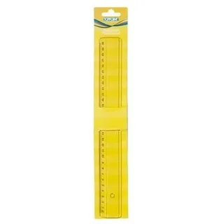 Stylex Lineal, transparent, 30 cm