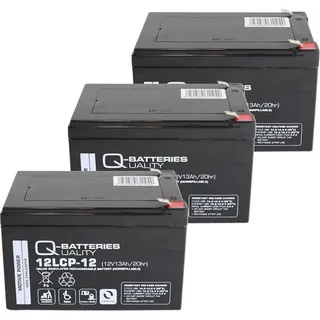 Quality Batteries Ersatzakku AGM Batterie für Kinderfahrzeug 3 x 12V 13Ah
