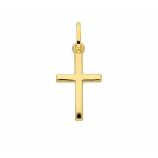 Kettenanhänger ADELIA ́S "Kreuzanhänger 333 Gold ( 8K )", gold, Schmuckanhänger, Damen, Gold, Kettenanhänger, Goldanhänger Kreuz