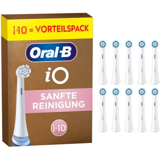 Oral-B iO Sanfte Reinigung Aufsteckbürste weiß 10 St.