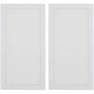 2 Stück DIY PC-Gehäuse-Staubnetzfilter PVC-Magnetstaubfilterabdeckung Computergehäuse-Lüfter-Staubfilter für Netzteil-Lüfterentlüftung (White)