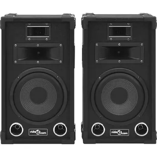 vidaXL Professionelle HiFi-/Bühnen-Lautsprecher Passiv 2 Stk. 800 W