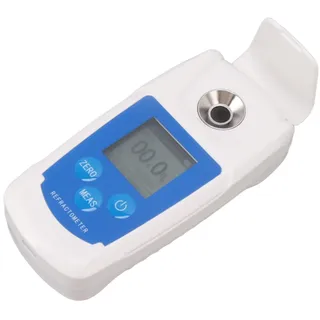 Digitales Brix-Refraktometer, Intelligentes Zuckermessgerät, Hohe Präzision, Automatische Temperaturkompensation, Auflösung 0,1%, Messbereich 0–55%, für Wein, Obst, Getränke