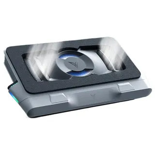 FlydigiBS2 Pro Laptop Kühler 4000RPM Gaming Cooling Pad RGB Notebook Kühlpad App Steuerung für 15,6 Zoll, Schwarz - Schwarz