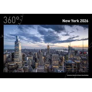 360° medien New York Premiumkalender 2026 (360° Premiumkalender 2026: Format 50 x 35 cm)