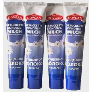Dovgan Gezuckerte Kondensmilch in Tube 4x150 g