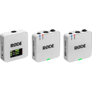 RØDE Microphones Wireless GO (Gen 3) White, digital Mikrofonsystem, 2-Kanal, drahtlos