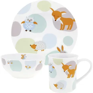 Puresigns Puresigns, Kindergeschirr – Kinderbesteck, Kindergeschirr Woody 3tlg