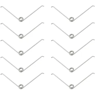 10 Stück V-Förmige Edelstahlfeder Kleine Torsionsfeder für Gartenscheren Werkzeuge Wartung Trimmschere Ersatzfeder