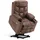 MCombo Relaxsessel 7286 Mikrofaser 72 x 71 x 70 Braun elektrisch mit Aufstehhilfe