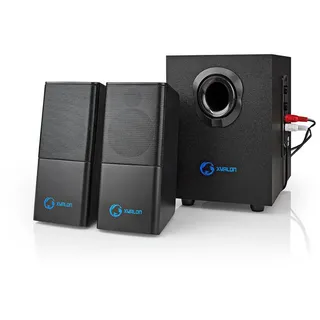 Nedis Gaming Lautsprecher Boxen Musikboxen Holz 30W schwarz