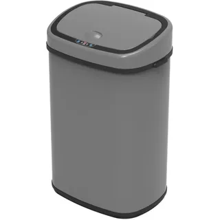 Svita Sensor-Mülleimer 68L Stahl Mülleimer mit Sensor Abfalleimer Küche Grau
