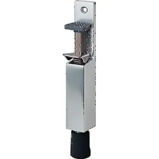 KWS Türfeststeller 1081.02 Alu.silberf.lack.Hubh.30mm Türmontage