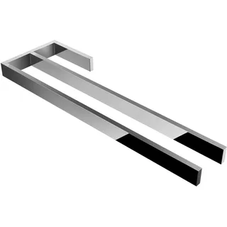 Kalb Material Für Möbel Jörn Handtuchhalter mit Zwei Stangen Chrom