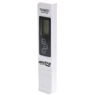 Amtra Digitaler TDS- – EC-Tester, Weiß
