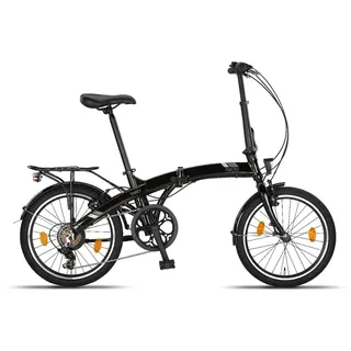 PACTO Three Hochwertiges Klappfahrrad 27cm Aluminiumrahmen 20 Zoll Aluminiumräde