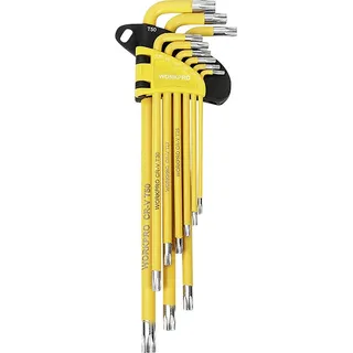 WorkPro TX T-Profil Stiftschlüsselsatz T 10, T 15, T 20, T 25, T 27, T 30, T 40, T 45, T 50