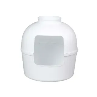 rhr quality Katzentoilette Flower XXL Weiß