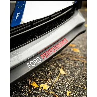 Puma ST Frontspoiler Inlays 3D – passgenaues Set für Ford Puma ST (ab 2020) – Doming Optik – hochwertig, wetterfest & UV-beständig (Ford grau, Performance schwarz)