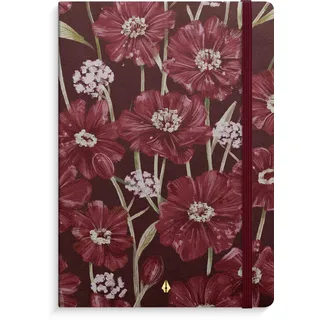 Burde Publishing AB Notizbuch Deluxe A5 burgundy liniert
