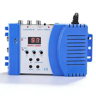 Sxhlseller HDMI Modulator - VHF/UHF-Betriebsfrequenz Modulator Unterstützt die Ausgabe von NTSC- und PAL-TV-Formaten