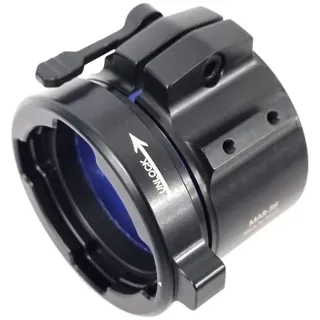 Rusan Modular Adapter MAR für Wärmebild- und Nachtsichteräte - für Zieloptik/Zielfernrohr BZW. Vorsatzgerät (Wärmebildkamera/Nachtsuchtgerät) - robust & schussfest (49 mm)