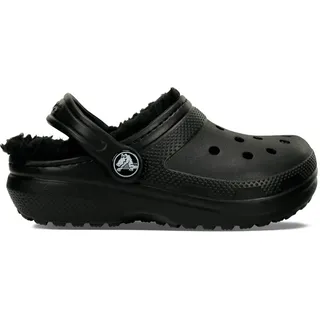 Crocs Classic Lined Clog Kinder Black/Black 19/20