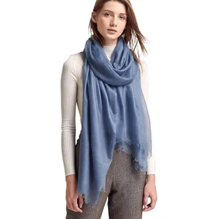 Prettystern Damen 100% Kaschmir feder-leicht Ring Pashmina Schal Abendkleid Stola aus hauch-dünn 200 garn Cashmere Fäden - 200 cm X 100 cm