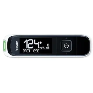 Beurer Medical GL 60 mg/dl - Blutzuckermessgerät mit Plug-in-USB, Stechhilfe, 10 Teststreifen, sterile 10 Lanzetten inklusive praktisches Etui
