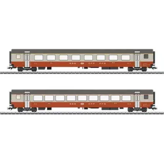 Märklin 2er-Set Personenwagen Swiss Express der SBB 42191 H0