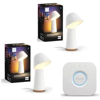 Philips Hue 2er Bedside white + Bridge V2