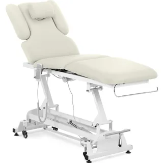 Physa Massageliege 3 Motoren - 250 kg Beige Massagebank Therapieliege Behandlungsliege
