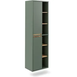 Vicco Viola Hochschrank 50 x 170 cm Grün/Anthrazit Spanplatte