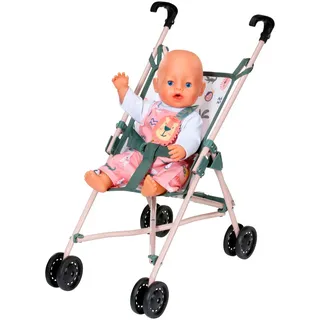 BABY BORN Puppenbuggy Teddy grün/weiß
