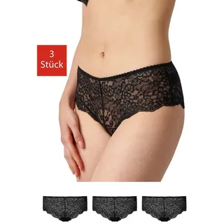 SNOCKS Hipster Panties 3 St. Schwarz M